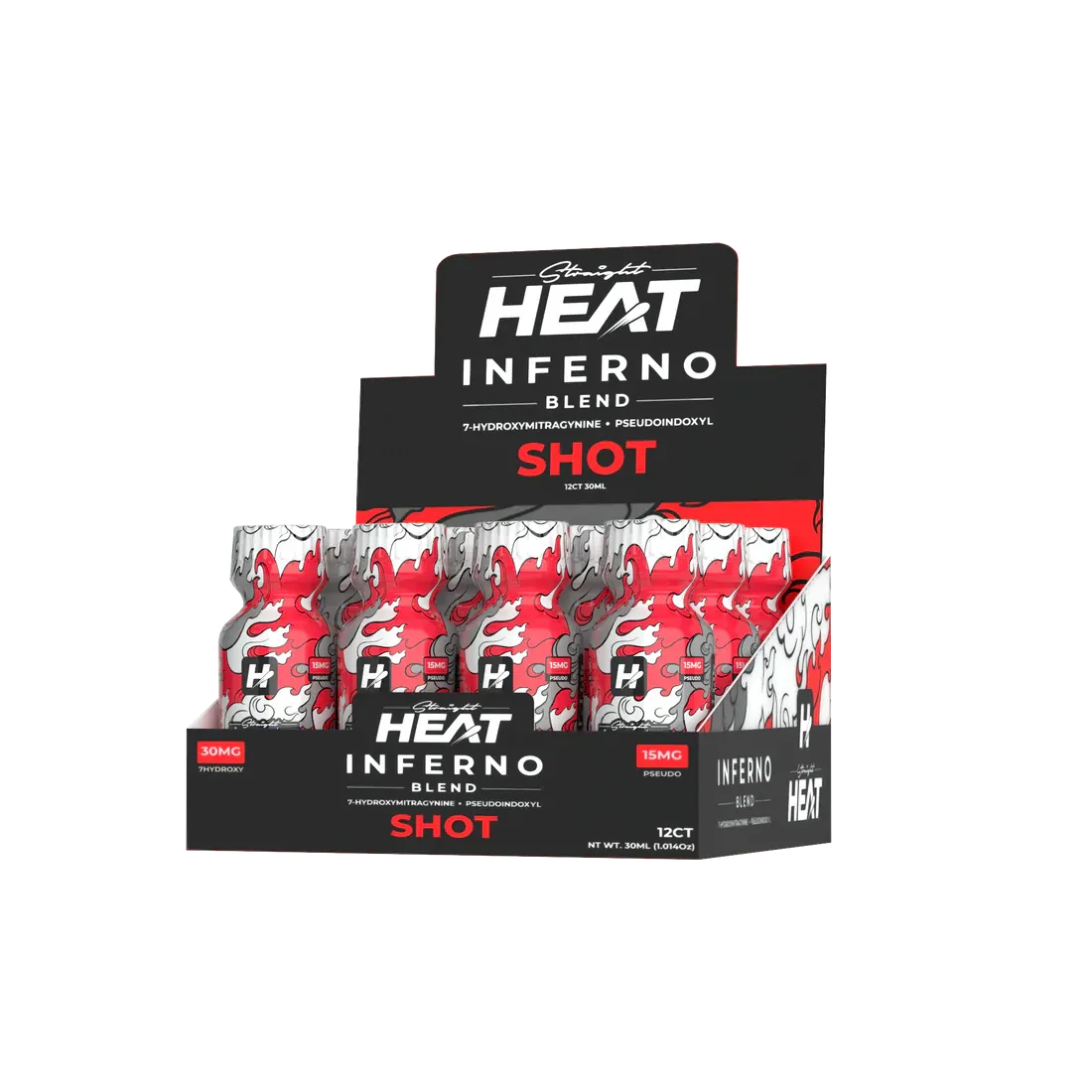 STRAIGHT HEAT - INFERNO BLEND - SHOTS