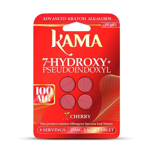 KAMA Kratom Extract 7-Hydroxy + Pseudo Tablet - 100MG