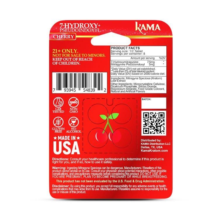 KAMA Kratom Extract 7-Hydroxy + Pseudo Tablet - 100MG