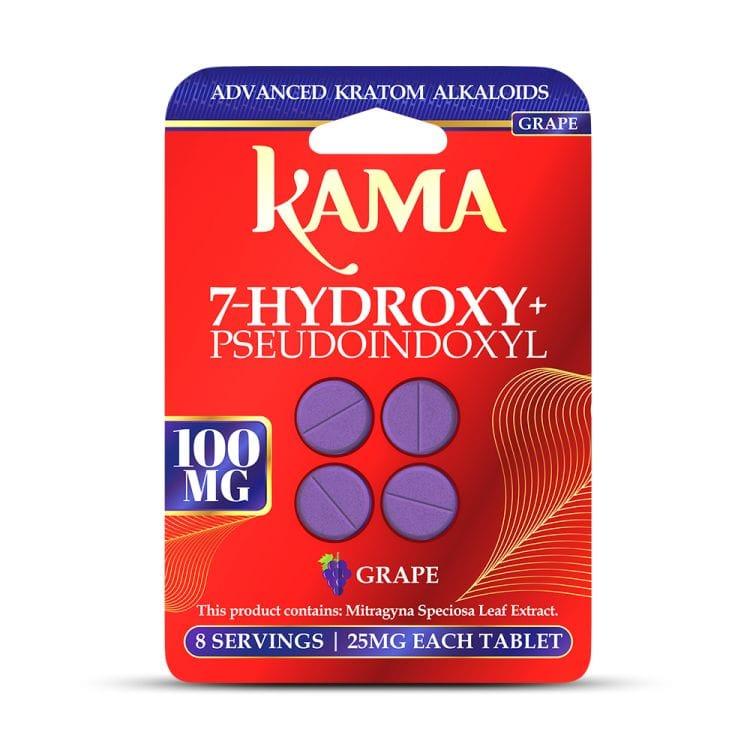 KAMA Kratom Extract 7-Hydroxy + Pseudo Tablet - 100MG