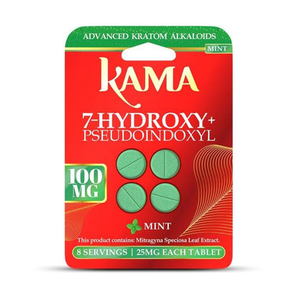 KAMA Kratom Extract 7-Hydroxy + Pseudo Tablet - 100MG