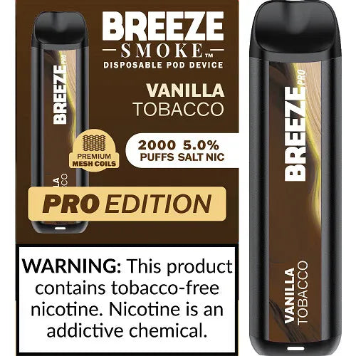 BREEZE PRO 2000 puffs